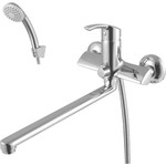 Смеситель для раковины с лейкой для биде Lemark plus Strike LM1116C - фото 3