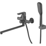 Смеситель для ванны Lemark Ursus LM7251BL, черный - фото 