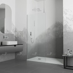 Душевая перегородка RGW WA-003 90x195 см 351000309-11 с кронштейном в комплекте, хром/прозрачное - фото 