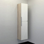 Зеркало-шкаф Comforty Мерано 90 см, белый/дуб дымчатый - фото 3