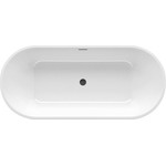 Ванна отдельностоящая Ravak Solo 178х80 см XC00100036 (чёрный слив) - фото 