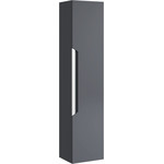 Тумба подвесная с раковиной Aqwella Cube 70 см CUB0107GR, серый, Цвет фасада: серый - фото 4