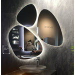 Тумба подвесная со столешницей Jorno Stone 100 см Stn.01.100/P/W/JR, белый - фото 2