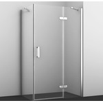 Душевое ограждение WasserKraft Aller 120x100 см 10H10R (стекло 8 мм), хром/прозрачное - фото 