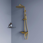 Душевая дверь RGW SV-12G 150 см 32321215-16, золото/прозрачное - фото 2