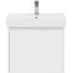 Тумба подвесная с раковиной Aquanet Nova Lite 60 см 242574 (1 ящик) белый, Цвет фасада: белый - фото 