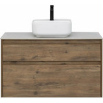 Пенал подвесной Aquanet Nova Lite 35 см 249522, дуб рустикальный - фото 6