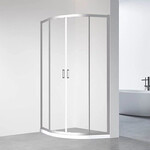 Душевое ограждение Veconi Rovigo 90 см RV01-90-01-C7, хром/прозрачное - фото 