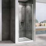 Душевая дверь Abber Sonnenstrand 100 см AG04100, хром/прозрачное - фото 