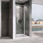 Душевая дверь Abber Sonnenstrand 110 см AG04110S, хром/прозрачное - фото 