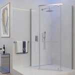 Душевое ограждение Veconi Rovigo 100x100 см RV36-100-01-C5, хром/прозрачное - фото 