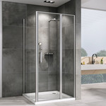Душевое ограждение Abber Sonnenstrand 110х80 см AG04110S-S80, хром/прозрачное - фото 