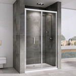 Душевая дверь Abber Sonnenstrand 120 см AG07120, хром/прозрачное - фото 