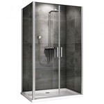Душевое ограждение Abber Sonnenstrand 100х70 см AG04100C-S70, хром/прозрачное - фото 