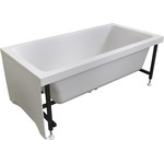 Ванна акриловая сидячая Радомир Джоанна 120x70 см (в комплекте каркас), Размер - мм: 1200х700 - фото 4