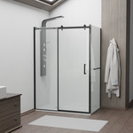 Душевое ограждение RGW TO-44-1B 120x90 см 020744129-14 (стекло 8 мм) чёрный/прозрачное - фото 