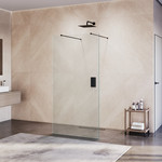 Душевая перегородка RGW WA-016 120x195 см 35101612-11 (стекло 8 мм) с кронштейнами, хром/прозрачное - фото 