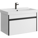 Пенал подвесной Aqwella Urban 35 см URB0535W, белый глянцевый - фото 5