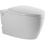 Унитаз подвесной безободковый импульсный Abber Bequem AC1107P с крышкой микролифт - фото 