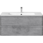 Тумба подвесная с раковиной Vincea Vico 100 см VMC-2V100BT, бетон - фото 