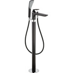 Смеситель для ванны Kludi Balance 525908775, черный матовый/хром - фото 