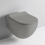 Унитаз подвесной безободковый ArtCeram File 2.0 FLV004 15 00, Цвет производителя: чёрный - фото 