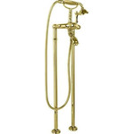 Смеситель для ванны Cezares MARGOT-VDP-03/24-M, золото 24 карат - фото 