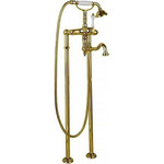 Смеситель для ванны Cezares MARGOT-VDP2-03/24-Bi, золото 24 карат, Цвет производителя: золото - фото 
