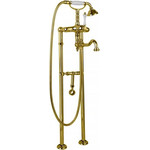 Смеситель для ванны Cezares MARGOT-VDPS2-03/24-Bi, золото 24 карат, Цвет производителя: золото - фото 
