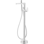 Смеситель для ванны напольный Boheme Spectre 459-MW, matt white, Цвет производителя: matt white - фото 