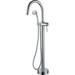 Смеситель для ванны напольный Boheme Brillante 269, chrome - фото 