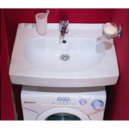 Раковина Santek Пилот 60х50 см над стиральной машиной (ПИЛОТ-50) 1.WH30.1.970 - фото 3