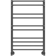 Полотенцесушитель водяной Aquatek Бетта П10 500х800 мм AQ KRC1080BL, чёрный муар - фото 