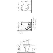 Унитаз подвесной безободковый Serel Asma 0426SC с крышкой микролифт - фото 4