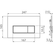 Инсталляция для подвесного унитаза Alcaplast AM101/1120-4:1 RU M578-0001 (кнопка смыва чёрная) - фото 4