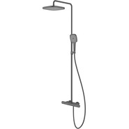 Душевая стойка с термостатом Iddis SpaHome SPHBLTKi06, чёрный матовый - фото 