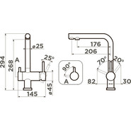 Кухонная мойка + смеситель Omoikiri 4997402 + NAGANO-BN 4994011, нержавеющая сталь - фото 4