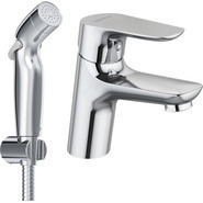 Смеситель для раковины Damixa Jupiter 770300001 с гигиеническим душем, Цвет производителя: хром - фото 