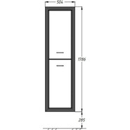 Пенал Opadiris Карат, белый/золото - фото 2