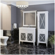 Зеркало Opadiris Палермо 90 см, белый - фото 3