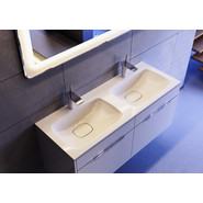 Тумба подвесная с раковиной Aqwella Malaga 120 см Mal.01.12, Цвет фасада: белый - фото 2