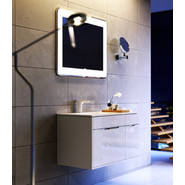 Тумба подвесная с раковиной Aqwella Malaga 90 см Mal.01.09/R, Цвет фасада: белый - фото 3