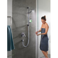 Душевой гарнитур Hansgrohe Crometta Vario 26553400 со штангой 65 см, белый/хром - фото 2