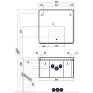 Зеркало Акватон Шерилл 85 см 1A210302SH010 - фото 2