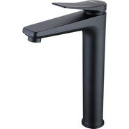 Смеситель для раковины высокий Lemark Bronx LM3709BL, черный - фото 