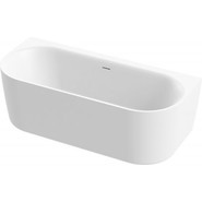 Ванна акриловая Cezares Metauro 180x80 см METAURO-INT-Wall-180-80-60-W-MATT, белый матовый - фото 