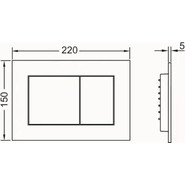 Кнопка смыва TECE now 9240435, бронза - фото 2