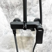 Душевая стойка Haiba HB24553-7, чёрный - фото 5