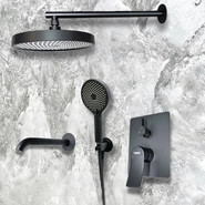 Душевая система для ванны Haiba HB80553-7, чёрный - фото 2