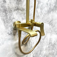 Душевая стойка Haiba HB24553-5, золото - фото 3